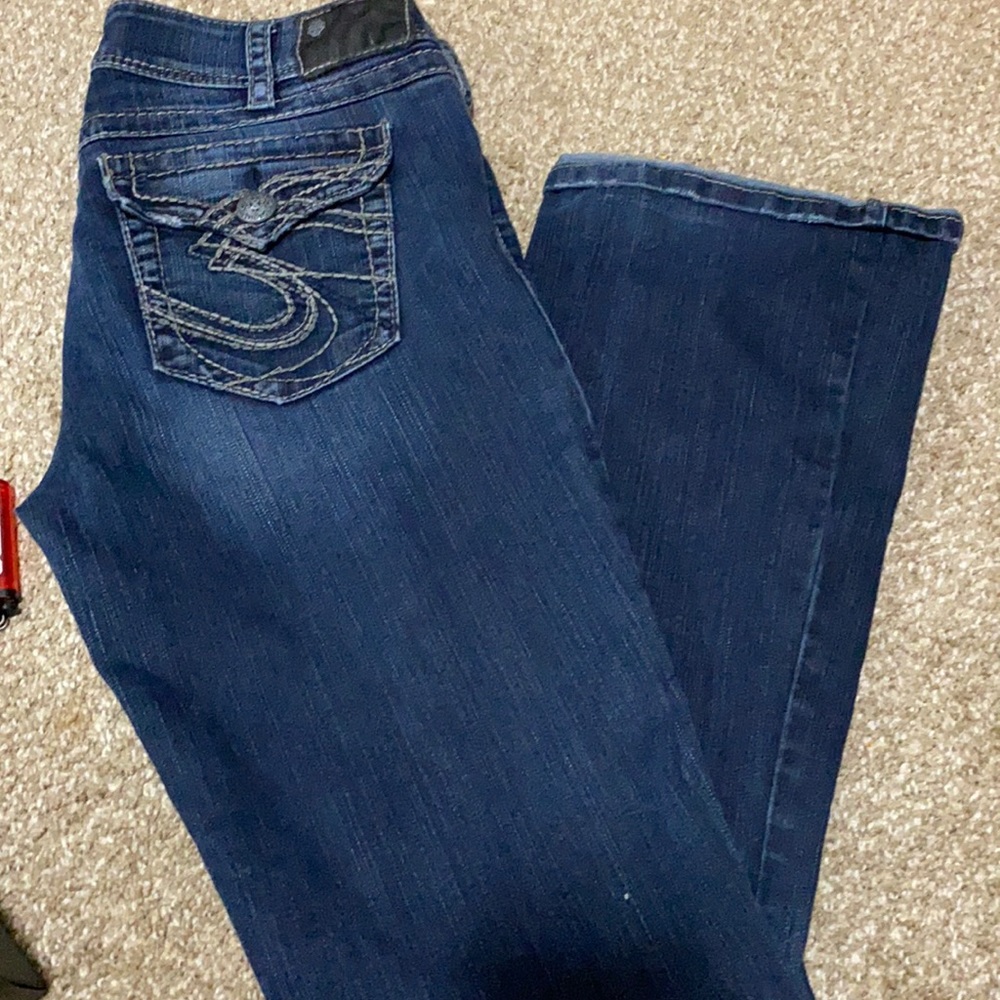 Silver jeans